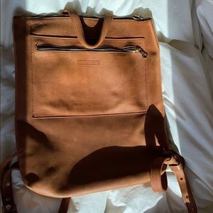 Parker and clay miramar leather backpack